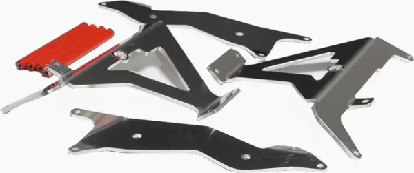 AXP Racing hűtővédő a Honda CRF 450 R/RX/X/RL (2025–2026) modellekhez – alumínium, 6, nordicamoto.ro
