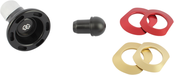 Gta Rear Axle Protector Black, Gold, Red, 1, nordicamoto.ro