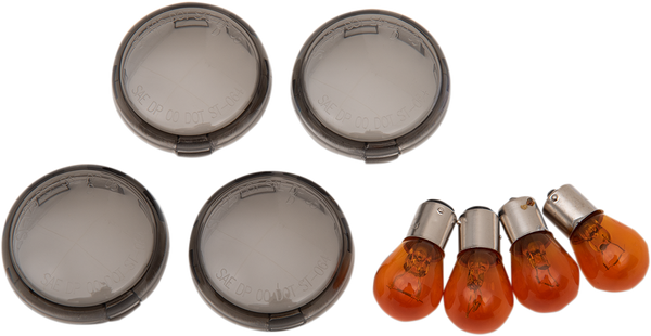 Smoked Turn Signal Lens Kits Amber, 3, nordicamoto.ro