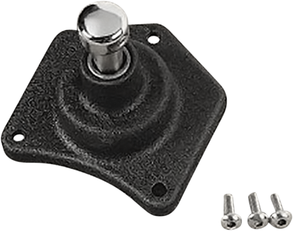 Solenoid End Cover With Starter Button Black, 1, nordicamoto.ro