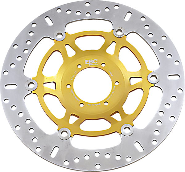 Md Series Pro-lite Contour X Brake Rotor Polished Steel, Yellow, 1, nordicamoto.ro