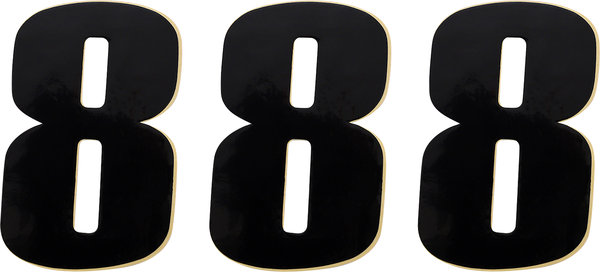 Vinyl Race Numbers Black, 2, nordicamoto.ro