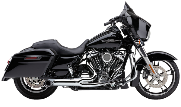 Turn Out 2-into-1 Exhaust System Chrome, 4, nordicamoto.ro