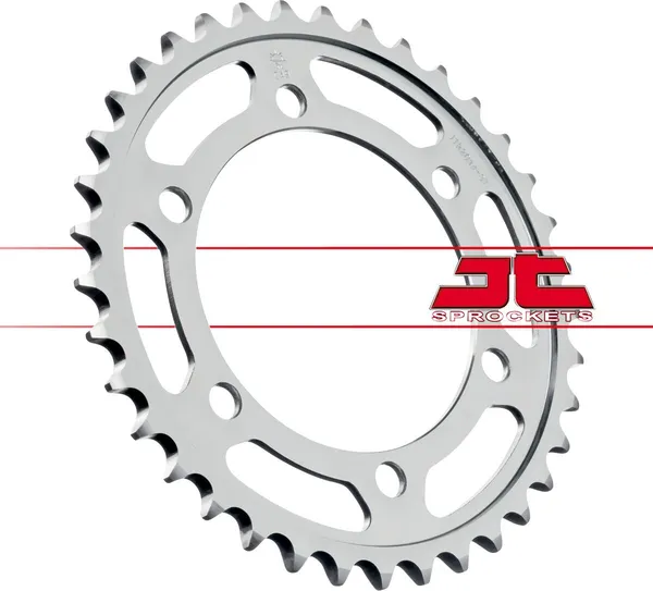 JT SPROCKETS Acél hátsó lánckerék, természetes felületű, 3, nordicamoto.ro