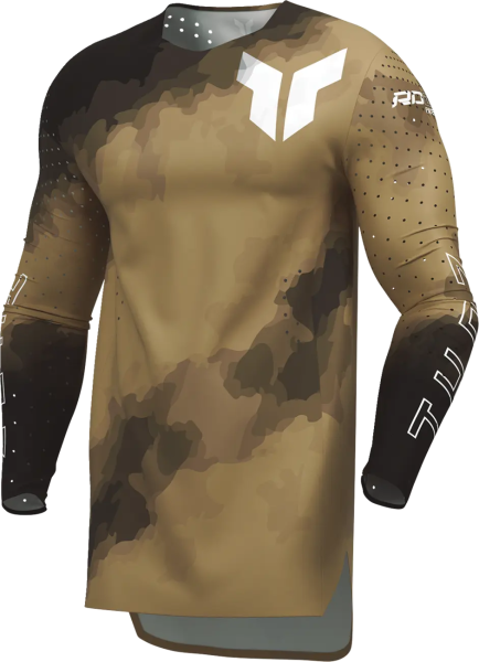 Thor Sportmode Carbon Brown póló, XXL, 11, nordicamoto.ro