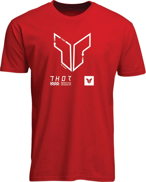 Tricou Thor Trax Red 2XL, 1, nordicamoto.ro