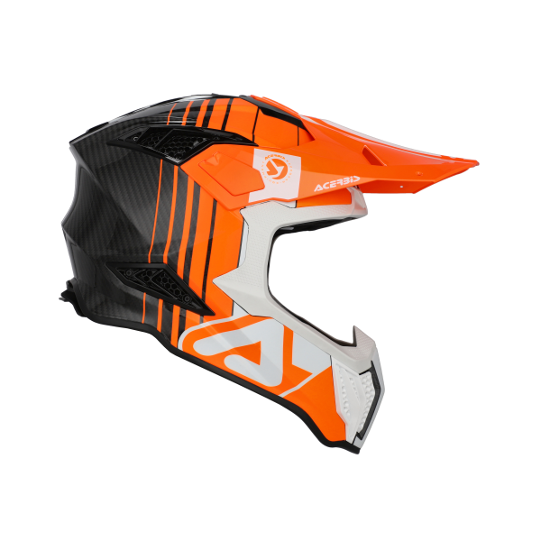 Acerbis Airstrike-c sisak, narancssárga/fehér, XXL, 16, nordicamoto.ro