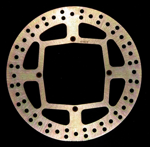 Round D-series Fixed Offroad Brake Rotor Gold, Zinc, 1, nordicamoto.ro