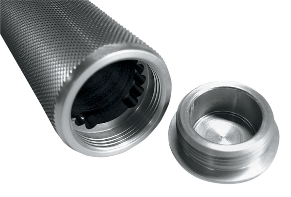 Sensor-type Knurled Handgrips Silver, 1, nordicamoto.ro