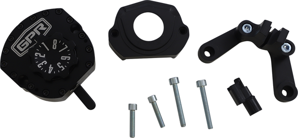 V5-s Steering Damper Black, 1, nordicamoto.ro