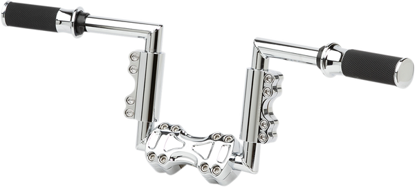 Modular Adjustable Handlebar Clamp For 1(r) And 1-1/4(r) Handlebars Silver, 2, nordicamoto.ro