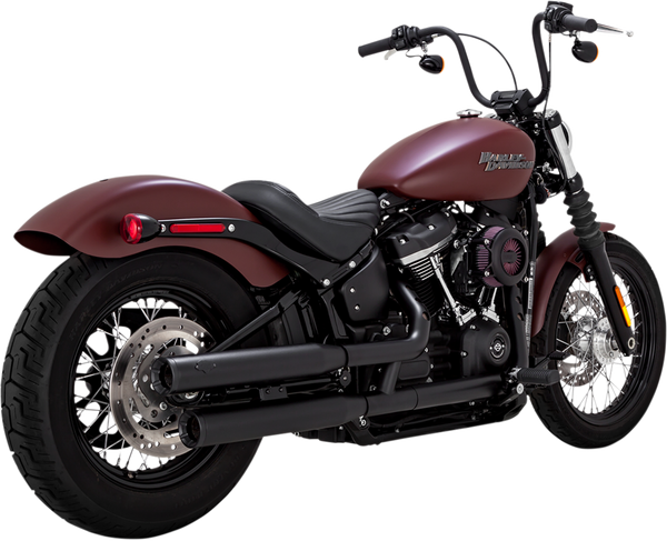 Eliminator 300 Slip-on Mufflers Wrinkle Black, 1, nordicamoto.ro