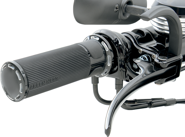 Fusion Slot Track Grips Black, 3, nordicamoto.ro