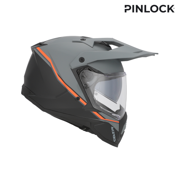 Acerbis Assault Graphic teljes arcú sisak, fekete/fluo narancs, L, 10, nordicamoto.ro