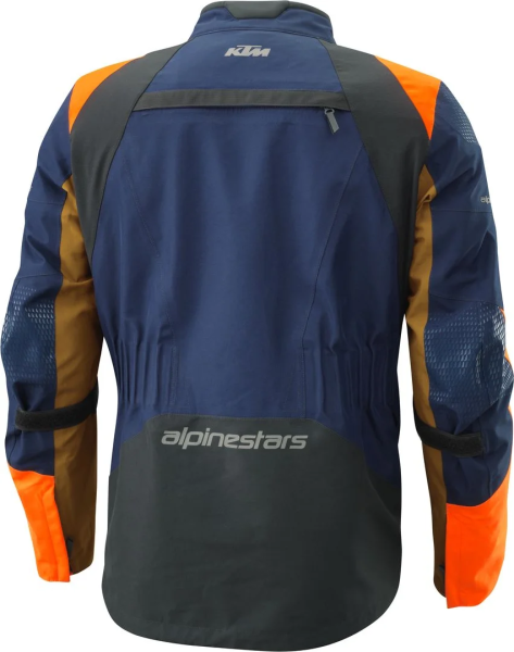 KTM Vast GORE-TEX kabát – kék/fekete/narancssárga – M-es méret, 6, nordicamoto.ro