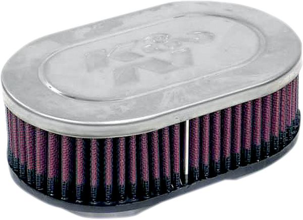 Clamp-on Air Filter Chrome, 1, nordicamoto.ro