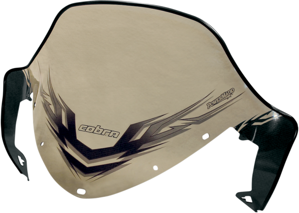 Cobra Windshield Black, Clear, 1, nordicamoto.ro