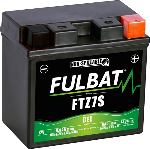 Fulbat FTZ7S motorkerékpár-gélakkumulátor, 1, nordicamoto.ro