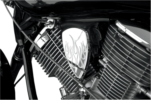 Mini Teardrop Engine Cover Chrome, 2, nordicamoto.ro