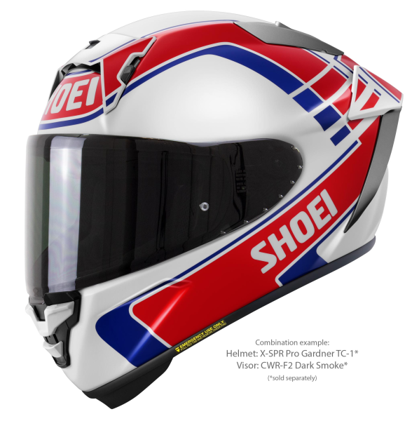Casca Integrala SHOEI X-SPR PRO GARDNER TC-1 Rosu/Alb M, 6, nordicamoto.ro