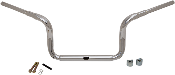 1-1/2(r) Grande Traditional Ape Hanger Handlebar Silver, 2, nordicamoto.ro