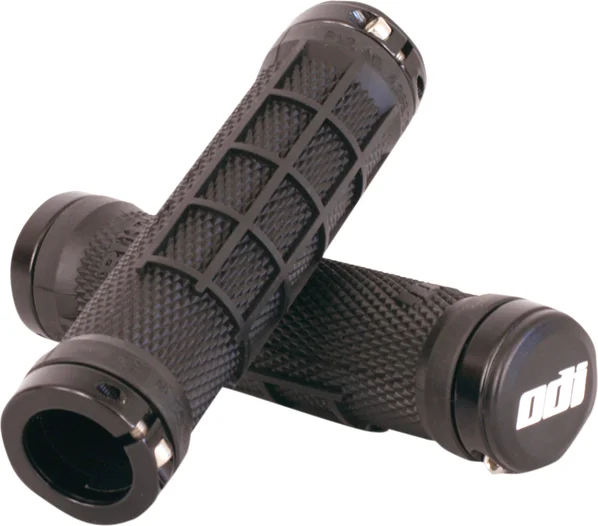 Ruffian Half Waffle Lock-on Atv Grips Black, 1, nordicamoto.ro