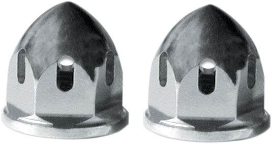 Bullet Axle Hub Nuts 18x1.5mm Silver, 1, nordicamoto.ro