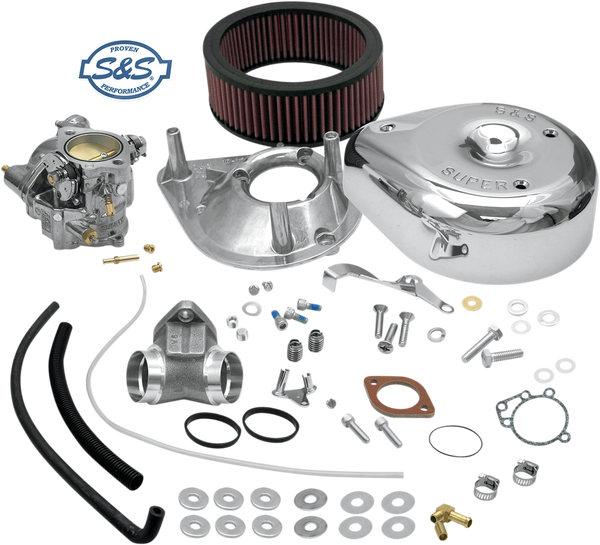 Super E Carburetor Kit W/ Manifold Silver, 1, nordicamoto.ro