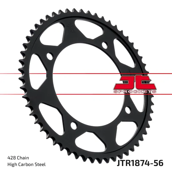 JT SPROCKETS hátsó lánckerék, természetes színű, 1, nordicamoto.ro