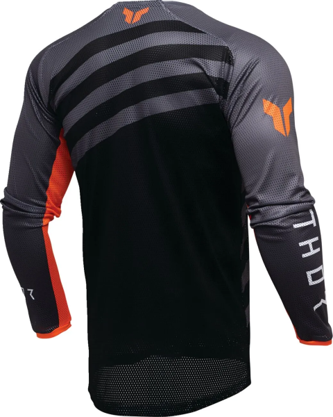 Tricou THOR Launchmode Vented Raid Black/Gray XL, 8, nordicamoto.ro