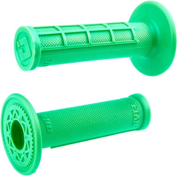 Ruffian MX Half Waffle egyrétegű markolat, zöld, 1, nordicamoto.ro