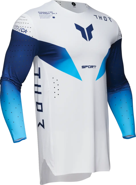 Tricou Enduro Thor Sportmode Strike White S, 6, nordicamoto.ro