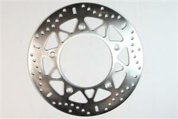 Round D-series Scooter Brake Rotor Silver, Stainless Steel, 1, nordicamoto.ro