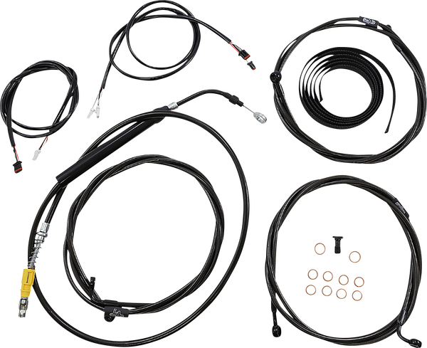 Complete Plug-and-play Cable Kit Black, 2, nordicamoto.ro