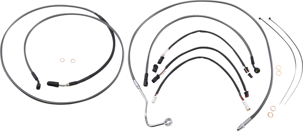 Karbonfibr Designer Handlebar Installation Kit Silver, 1, nordicamoto.ro