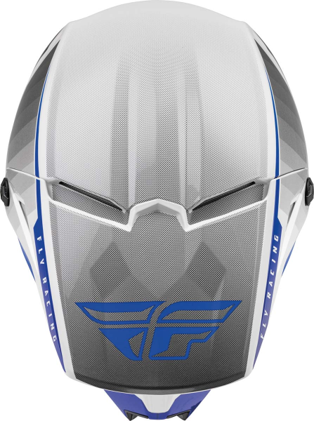 Fly Ece Kinetic Drift gyermek sisak, kék/fehér/szürke, YS, 2, nordicamoto.ro