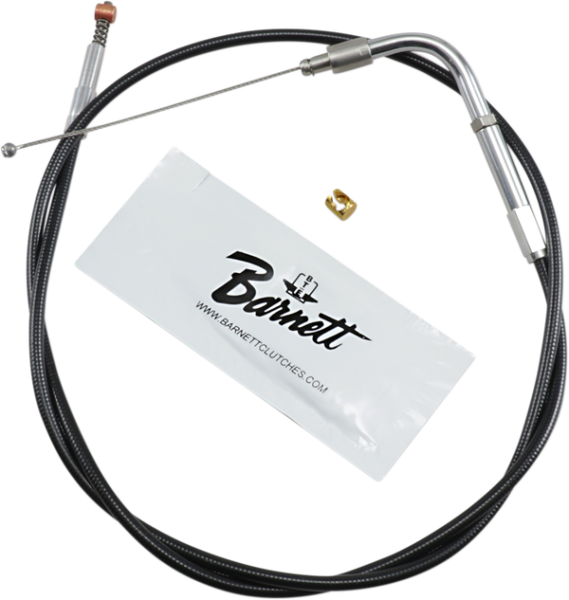 Black Vinyl Throttle/idle Cable Black +76 mm (3''), 1, nordicamoto.ro