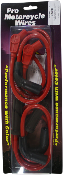 8mm Custom-fit Spark Plug Wire Kit Red, 2, nordicamoto.ro