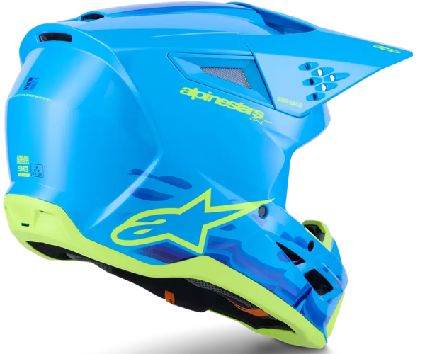 Alpinestars SM3 Force Blue L bukósisak, 5, nordicamoto.ro