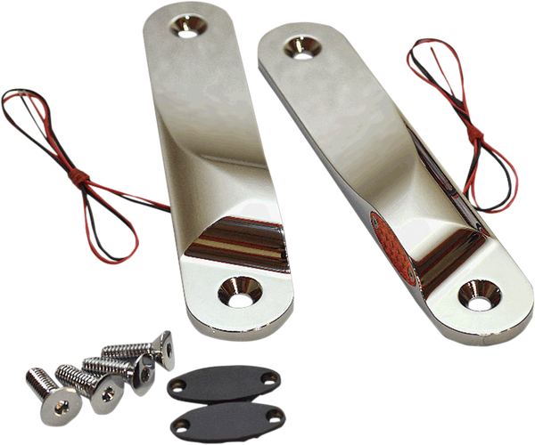 Led Front Signal Lights Chrome, 1, nordicamoto.ro