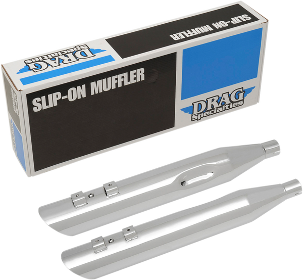 Slashdown Slip-on Mufflers Black, 1, nordicamoto.ro