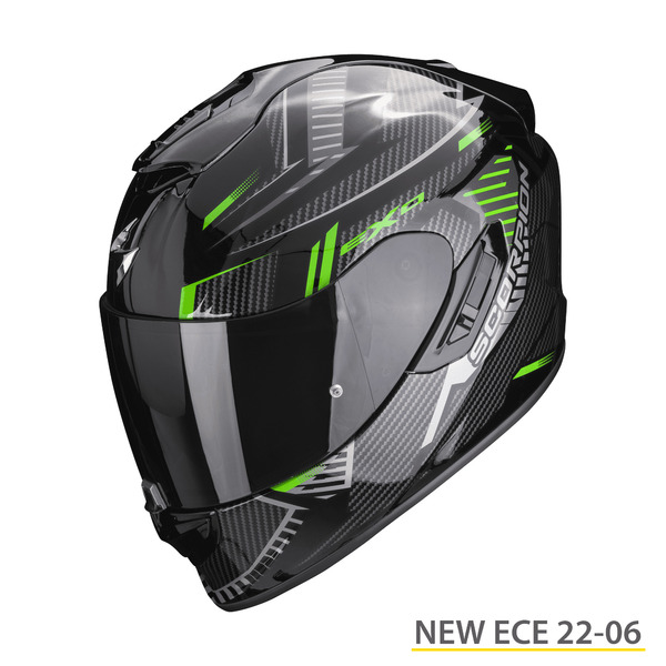 Casca integrala sport/touring SCORPION EXO-1400 EVO AIR SHELL Negru mat/Rosu M, 9, nordicamoto.ro