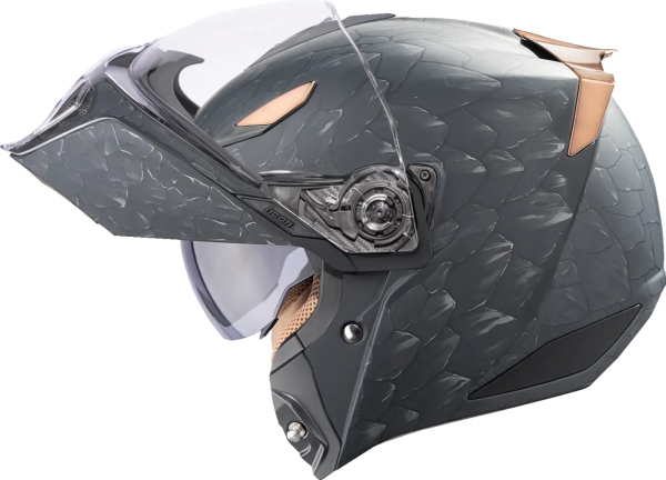 Threshold Nocturnal 2 Modular Helmet Black, 4, nordicamoto.ro