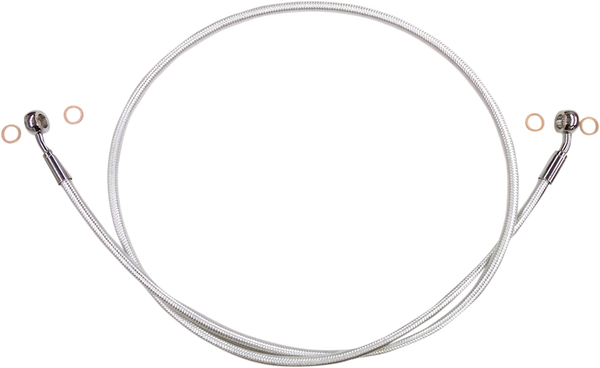 Braided Front Brake Line Chrome, Sterling Chromite® Ii Oversize [+51 mm (2'')], 1, nordicamoto.ro