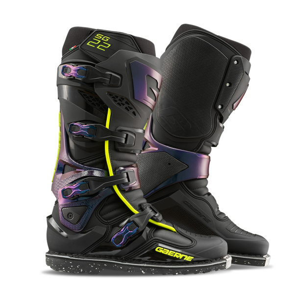 Cizme Gaerne SG22 Chameleon Yellow/Black, 5, nordicamoto.ro