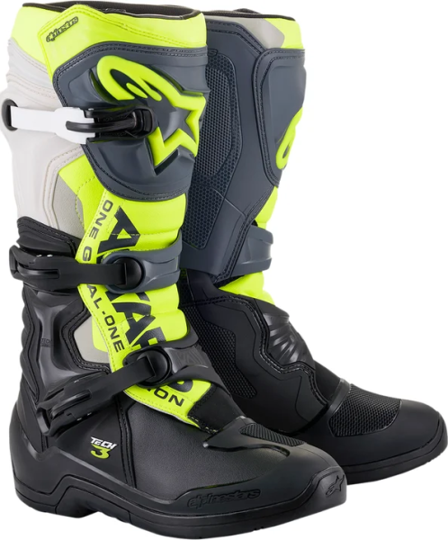 Cizme Alpinestars Tech 3 Black/Yellow 40,5, 5, nordicamoto.ro