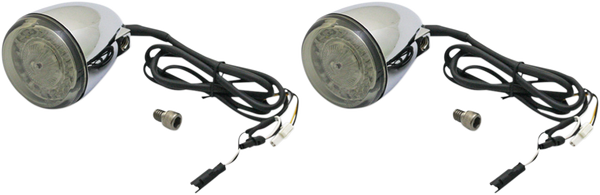 Probeam® Dynamic Ringz Led Front Turn Signals Chrome, 2, nordicamoto.ro