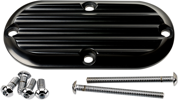 Billet Inspection Cover Black, Anodized, 1, nordicamoto.ro