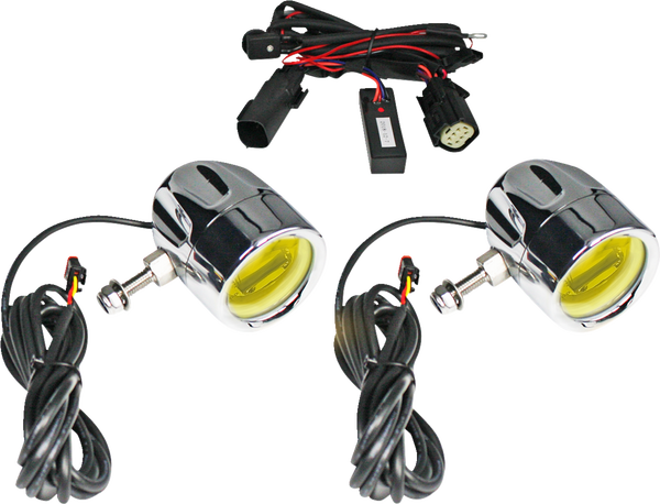 Probeam® Led Halo Fog Lights Chrome, 3, nordicamoto.ro