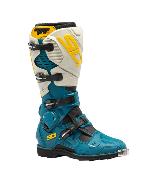 Sidi Crossfire 3 MX/Enduro csizma, kék/sárga, szürke/kék, 43-as méret, 1, nordicamoto.ro